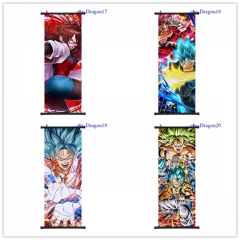 9 Styles Dragon Ball Z Cartoon Wallscrolls Waterproof Anime Wall Scroll 40*102CM