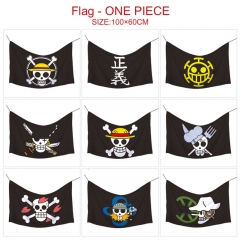 11 Styles One Piece Hot Sale Fancy Flag Anime Decoration Flag （No Flagpole）