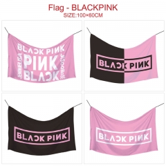 5 Styles K-POP Blackpink Hot Sale Fancy Flag Anime Decoration Flag （No Flagpole）