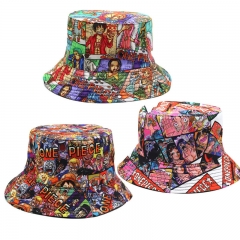 3 Colors One Piece Fisherman Sun Hat Cap Anime Bucket Hat