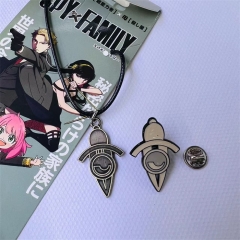 2pcs/set SPY×FAMILY Anime Alloy Brooch and Pin