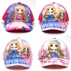 10 Styles Disney Frozen Princess Baseball Cap Anime Sports Hat