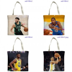 20 Styles 40*40cm NBA Star Cartoon Pattern Canvas Anime Bag