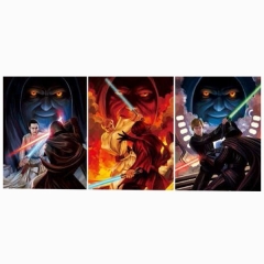 Star War Yoda Lenticular Flip Anime 3D Posters（10pcs/set） (No Frame)