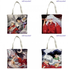 10 Styles 40*40cm Inuyasha Cartoon Pattern Canvas Anime Bag