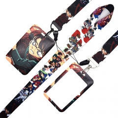 4 Styles Detective Conan Card Holder Bag Anime Phone Strap Lanyard