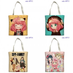 11 Styles 33*38cm SPY×FAMILY Cartoon Pattern Canvas Anime Bag