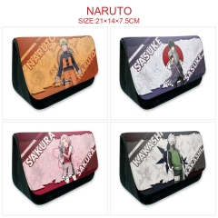 7 Styles Naruto Cartoon Cosplay Anime Pencil Bag Pencil Box