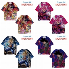 22 Styles Dragon Ball Z Color Printing Anime T Shirt