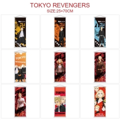 （25*70CM）14 Styles Tokyo Revengers Cartoon Wallscrolls Waterproof Anime Wall Scroll