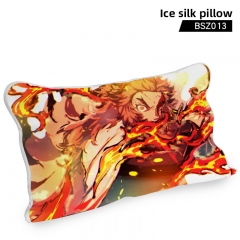 2 Styles Demon Slayer: Kimetsu no Yaiba Cosplay Color Printing Anime Ice Silk Pillow