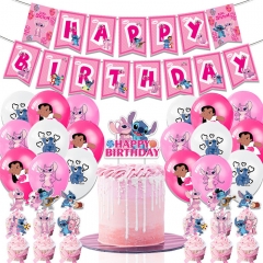 Lilo & Stitch For Birthday Party Decoration Anime Balloon Set