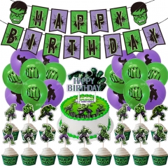 The Hulk For Birthday Party Decoration Anime Balloon Set