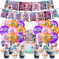 Gacha Life For Birthday Party Decoration Anime Balloon Set