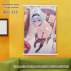 (60X90CM) Ryuoh no Oshigoto Cosplay Anime Plastic Bar Wallscroll