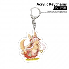 Made in Abyss Decoration Cartoon Printed Anime Acrylic Keychain