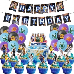 NBA Star For Birthday Party Decoration Anime Balloon Set