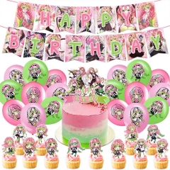 Demon Slayer: Kimetsu no Yaiba Kanroji Mitsuri For Birthday Party Decoration Anime Balloon Set