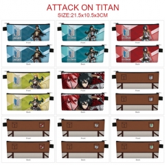 12 Styles Attack on Titan/Shingeki No Kyojin Cartoon  Anime Pencil Bag