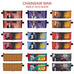 10 Styles Chainsaw Man Cartoon Zipper Anime Pencil Bag