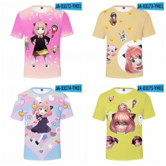 12 Styles SPY×FAMILY Cosplay 3D Digital Print Anime T-shirt