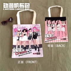 K-POP BLACKPINK Cosplay Decoration Cartoon Character Anime Canvas Tote Bag
