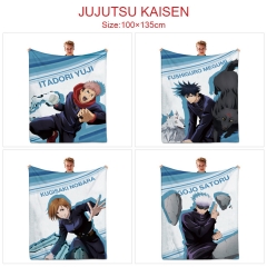 7 Styles 100x135CM Jujutsu Kaisen Quilt Double Printed Anime Summer Blanket