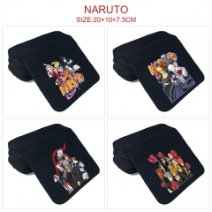 4 Styles Naruto Cartoon Zipper Anime Pencil Bag