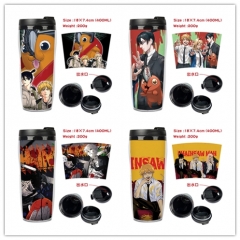 12 Styles Chainsaw Man Cartoon Anime Water Cup