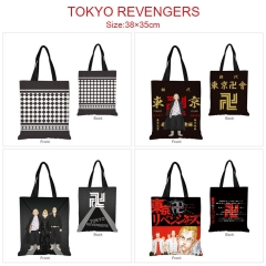 6 Styles Tokyo Revengers Cartoon Pattern Canvas Handbag Shoulder Bag