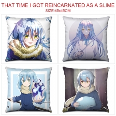 5 Styles That Time I Got Reincarnated as a Slime Cartoon Pattern Anime Pillow (45*45CM)