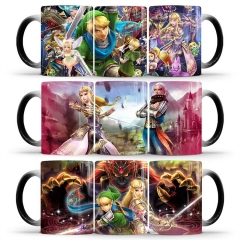 14 Styles The Legend Of Zelda Cartoon Pattern Ceramic Cup Anime Changing Color Ceramic Mug