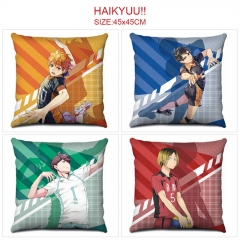 5 Styles Haikyuu Cartoon Pattern Anime Pillow (45*45CM)
