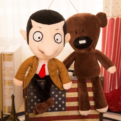 4 Sizes Mr Bean Teddy Bear Cartoon Anime Plush Toy Doll