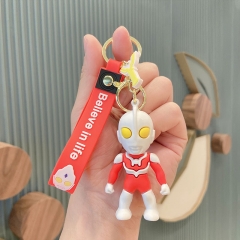 3 Styles Ultraman Cartoon Anime Doll Keychain