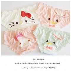 7 Styles My Melody Cinnamoroll Kuromi Cute Anime Milk Fiber Briefs Knickers Underwear