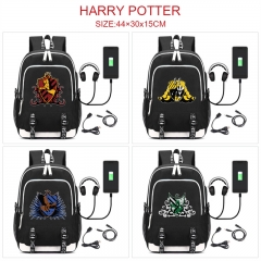 6 Styles Harry Potter Anime Cosplay Cartoon Canvas Colorful Backpack Bag