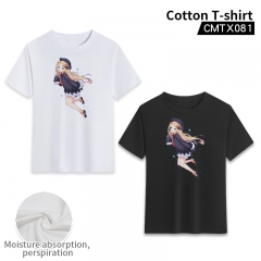 Fate Grand Order Cosplay Cartoon Two Side Printed Pure Cotton Anime T Shirt