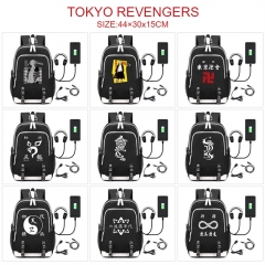 10 Styles Tokyo Revengers Anime Cosplay Cartoon Canvas Colorful Backpack Bag