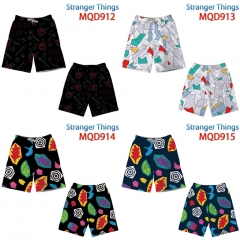 7 Styles Stranger Things Color Printing Shorts Anime Short Pants