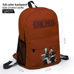 2 Styles One Piece Cosplay Cartoon Anime Backpack Bag