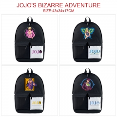 6 Styles JoJo's Bizarre Adventure Anime Cosplay Cartoon Canvas Colorful Backpack Bag