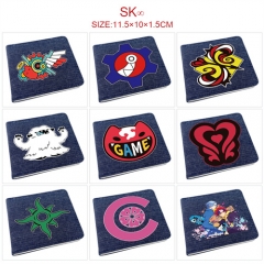 10 Styles SK∞/SK8 the Infinity Cartoon Pattern PU Coin Purse Anime Wallet