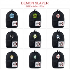 15 Styles Demon Slayer: Kimetsu no Yaiba Anime Cosplay Cartoon Canvas Colorful Backpack Bag