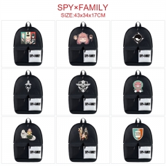 9 Styles Spy×Family Anime Cosplay Cartoon Canvas Colorful Backpack Bag