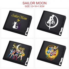 6 Styles Pretty Soldier Sailor Moon Cartoon Pattern PU Coin Purse Anime Wallet