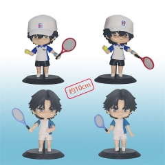 4PCS/SET 10CM The Prince of Tennis Anime PVC Figure