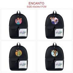 4 Styles Encanto Anime Cosplay Cartoon Canvas Colorful Backpack Bag