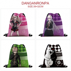 8 Styles Danganronpa: Trigger Happy Havoc 3D Digital Print Anime Drawstring Bags