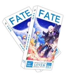 2 Styles 521PCS/BOX Fate Cartoon Anime Card Sticker Postcard